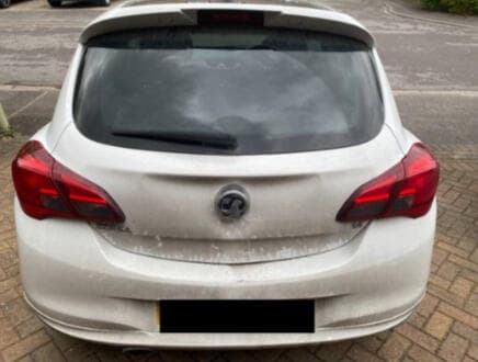 Before valeting — example 3